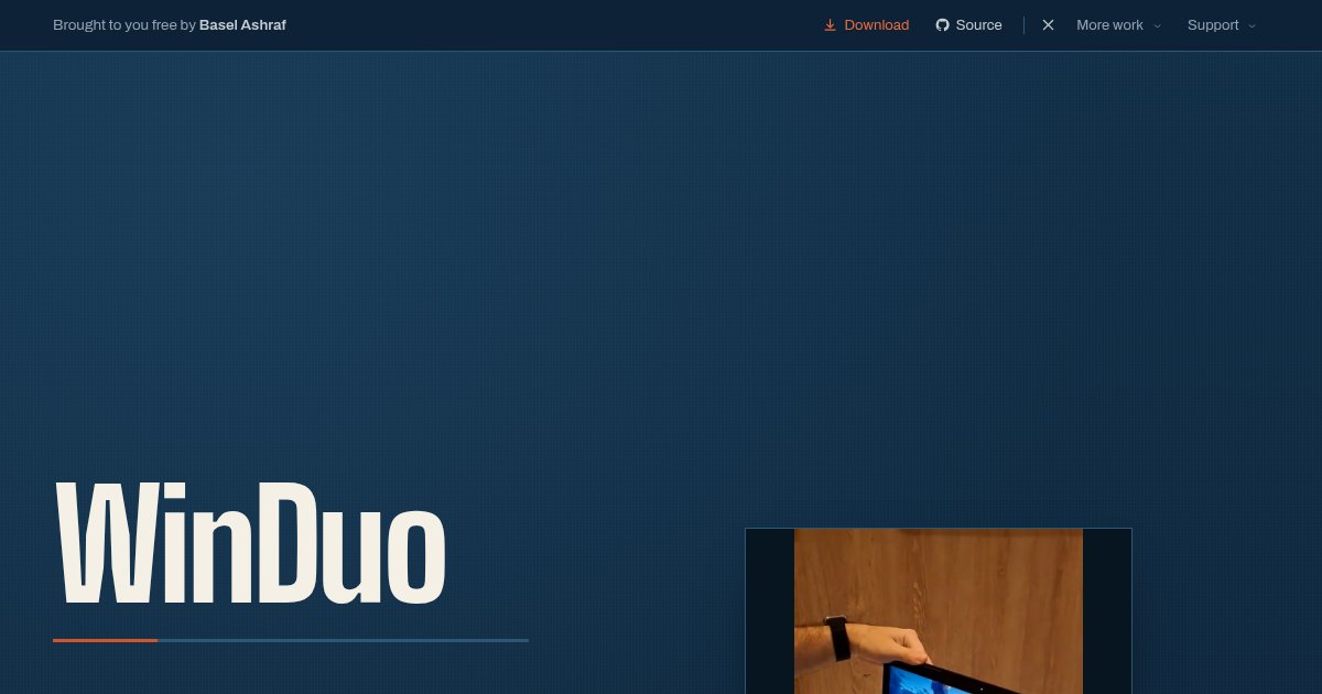 The iPhone Duo fold effect on any Windows laptop