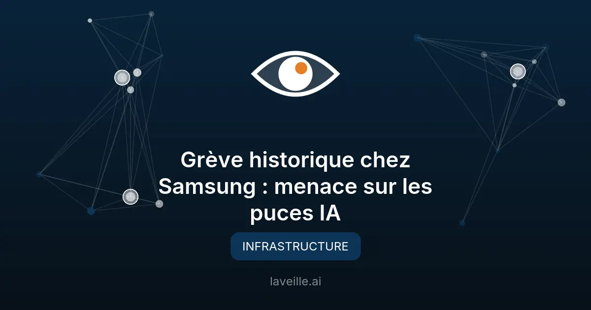 Grève historique chez Samsung : menace sur les puces IA