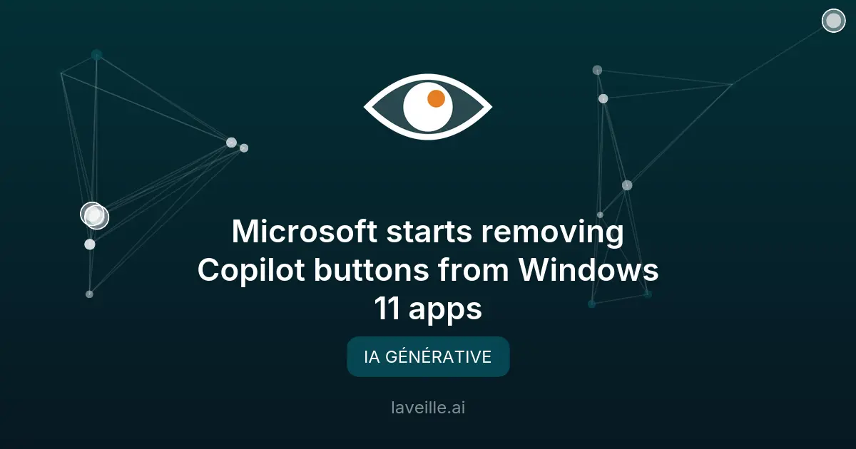 Windows 11 : Microsoft supprime les boutons Copilot superflus