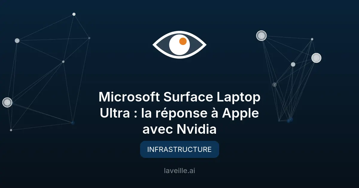 Microsoft Surface Laptop Ultra : la réponse à Apple avec Nvidia