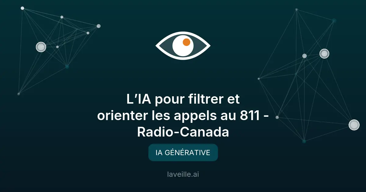 IA ORIENTO : Santé Québec modernise le 811
