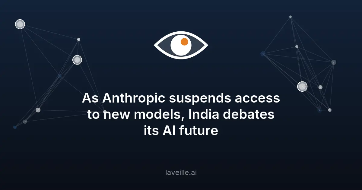 Anthropic suspend ses modèles AI en Inde : quels impacts ?