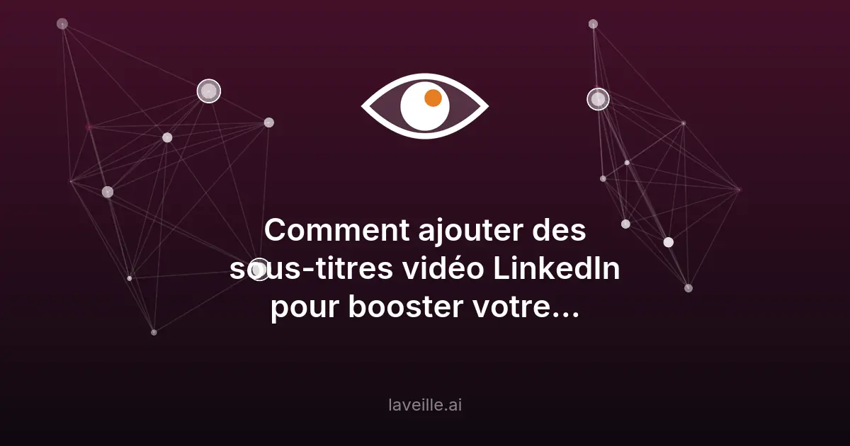 Boostez votre visibilité sur LinkedIn avec des sous-titres