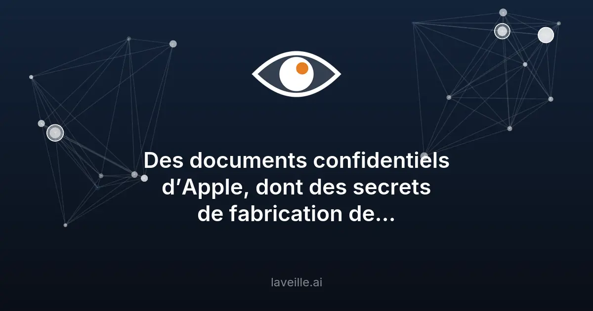 Piratage d'Apple : secrets iPhone divulgués sur le dark web