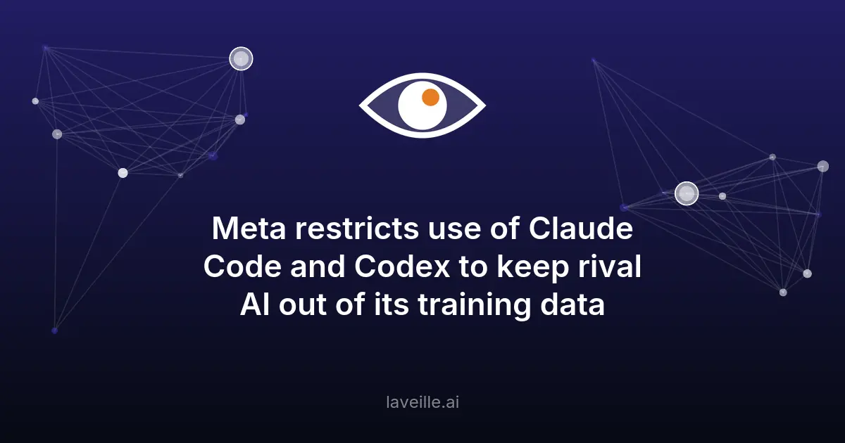 Meta bloque Claude Code et Codex pour protéger ses données IA