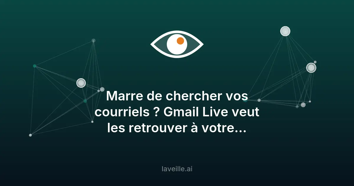 Gmail Live : Recherche vocale pour vos courriels