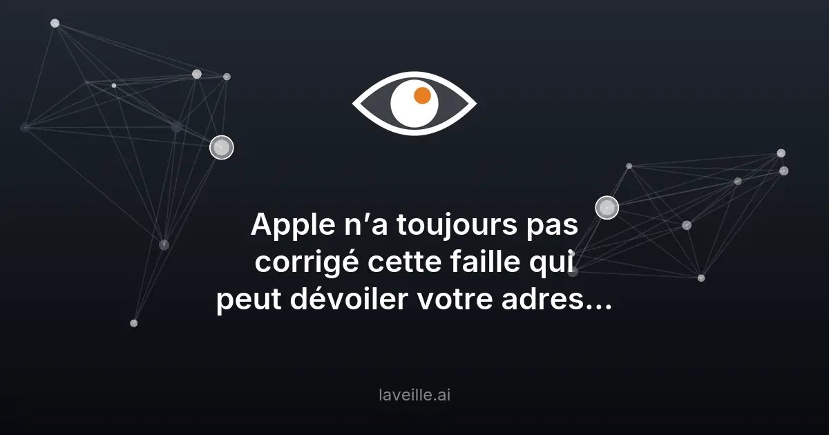 Faille de sécurité Apple : vos e-mails exposés