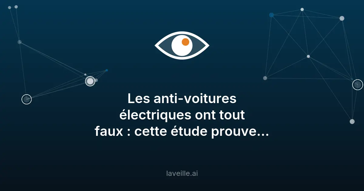 Durabilité des batteries électriques : l'étude qui rassure